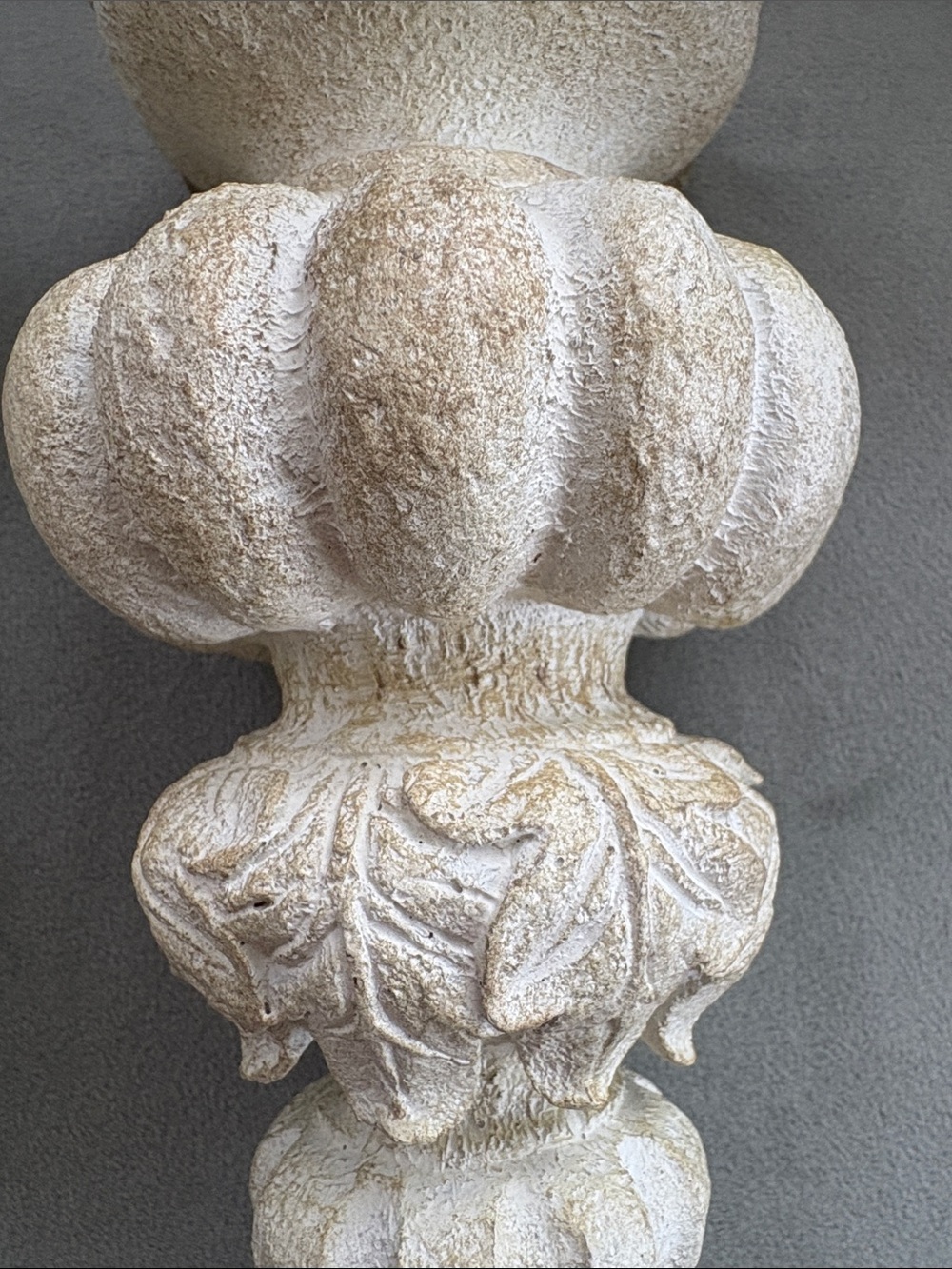 TRIO Resin Artichoke & Spires Finials French Country Farmhouse Cottagecore - Picture 13 of 16
